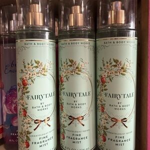 3 Bath & Body Works Fairytale Fragrance Mist - Mint Green